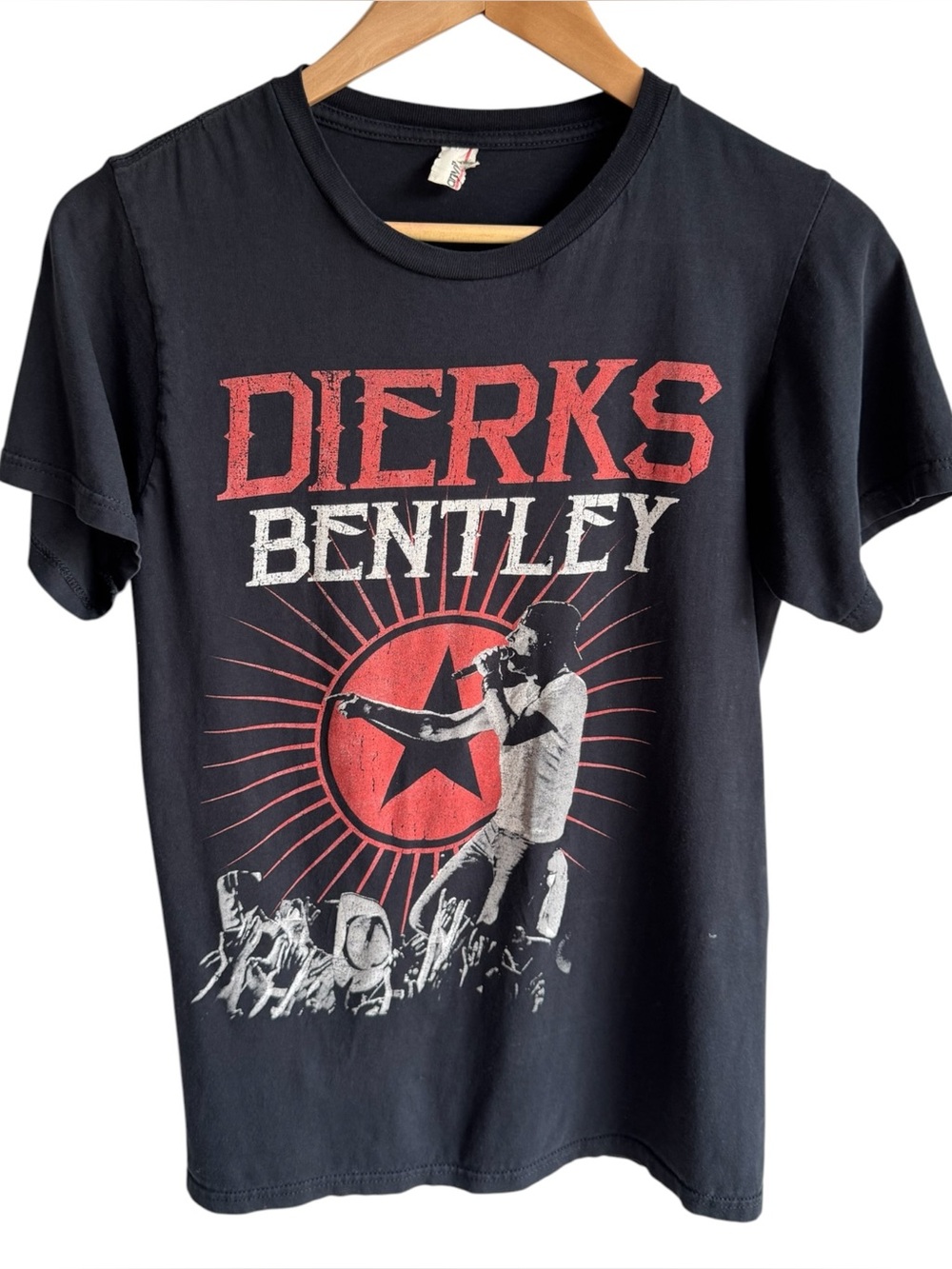 Dierks Bentley 2013 Band Tee Small Black Locked & Reloaded Live Country T-Shirt